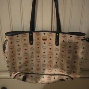 MCM Tote with stripes